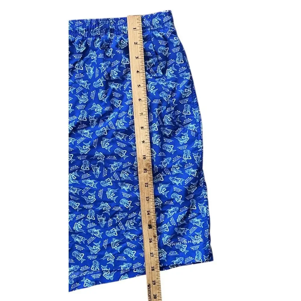 Columbia PFG Performance Fishing Gear Lined Blue Water Swim Shorts 2XL